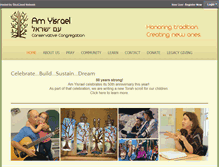 Tablet Screenshot of amyisrael.org